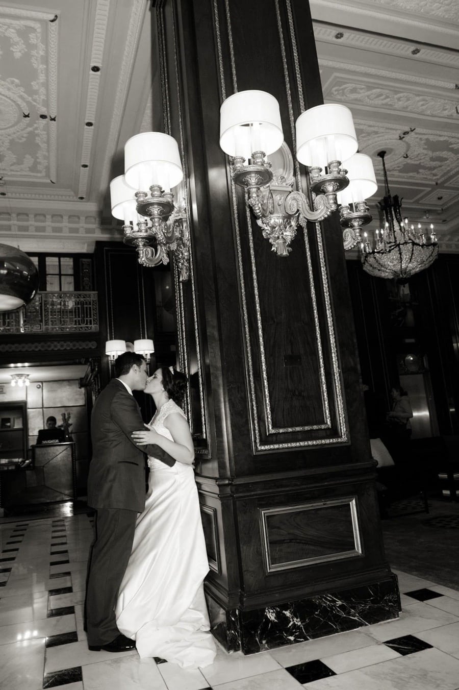 glamorous millennium knickerbocker hotel wedding