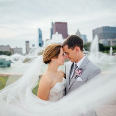 waterside wedding at shedd aquarium
