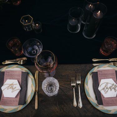 setting the perfect dinner party table