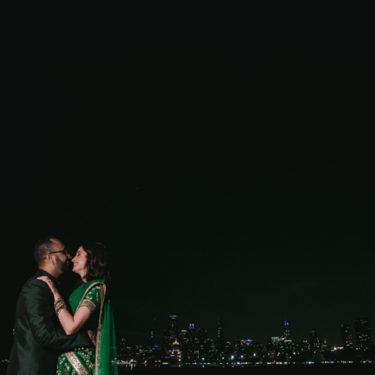colorful chicago sangeet at theater on the lake