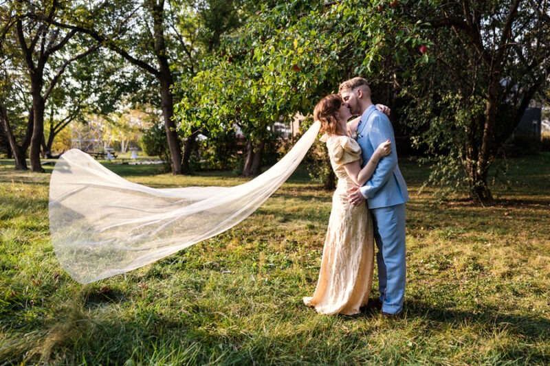 vintage glam backyard wedding