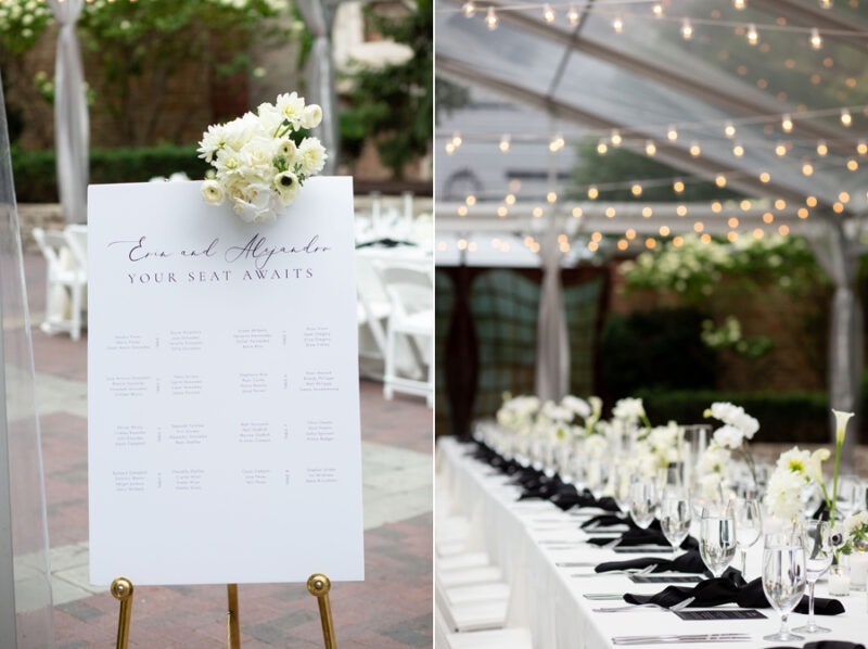 modern wedding at chicago illuminating company