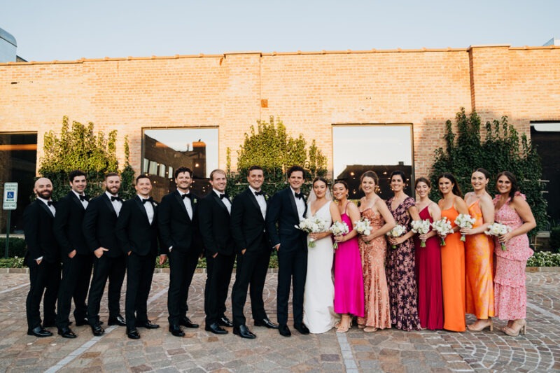 jewel-toned warehouse wedding at rockwell on the river