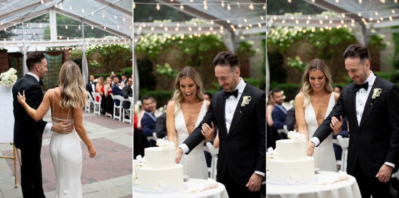 modern wedding at chicago illuminating company