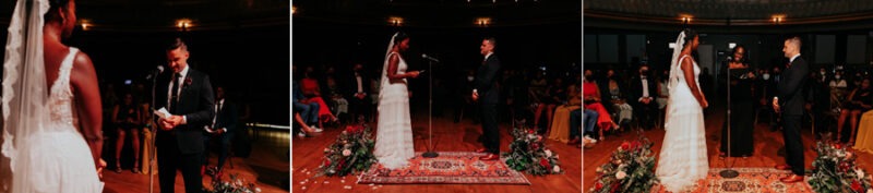 intimate wedding at thalia hall