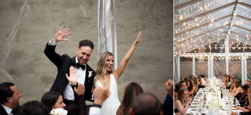 modern wedding at chicago illuminating company