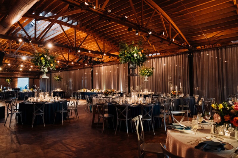 jewel-toned warehouse wedding at rockwell on the river