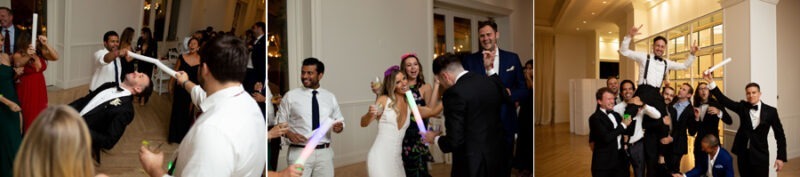 modern wedding at chicago illuminating company