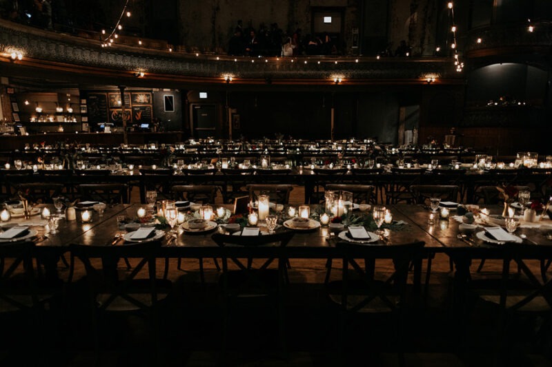 intimate wedding at thalia hall