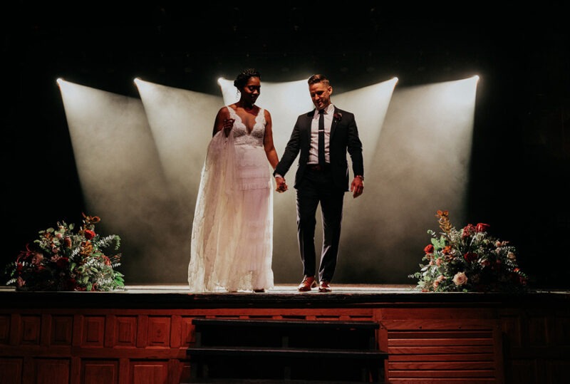 intimate wedding at thalia hall