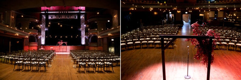 fall wedding at thalia hall