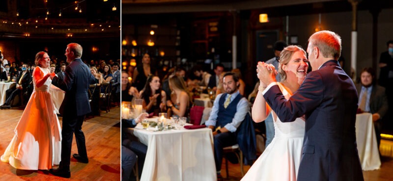 fall wedding at thalia hall