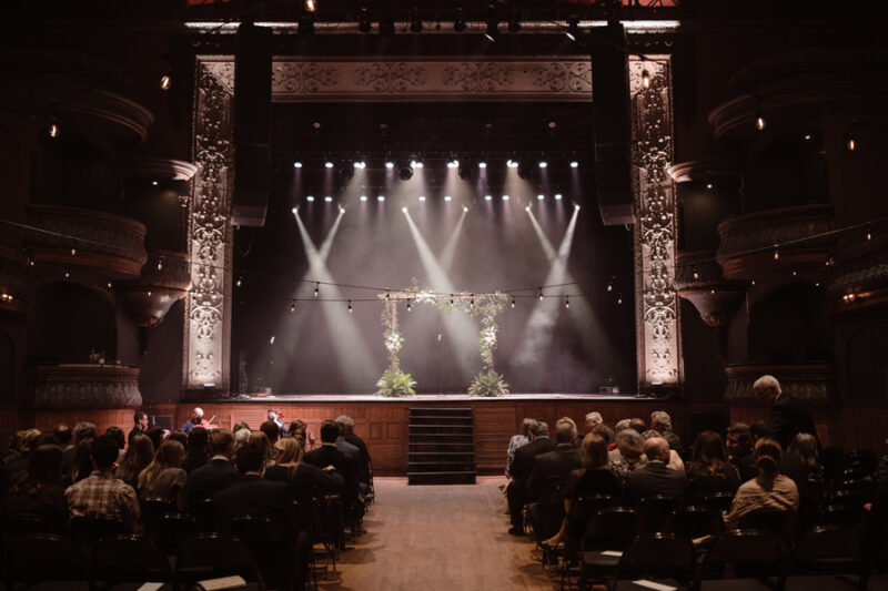 elegant spring wedding at thalia hall