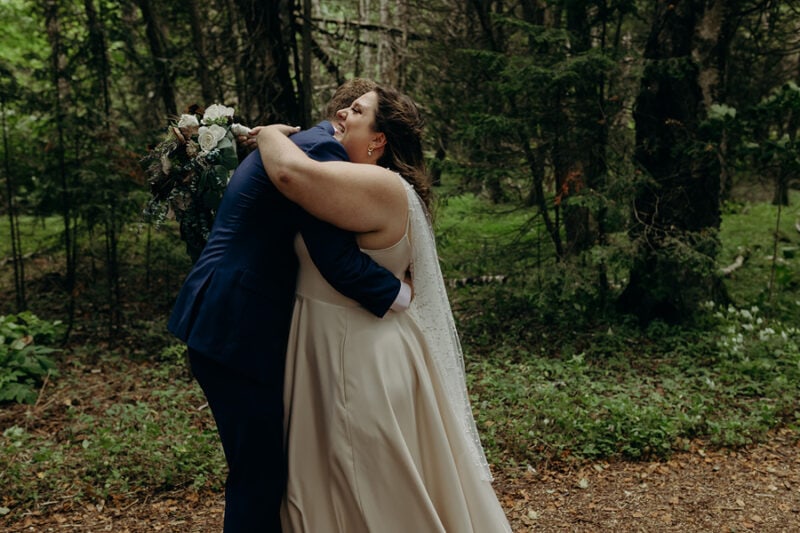 camp-themed outdoor wedding on the lake