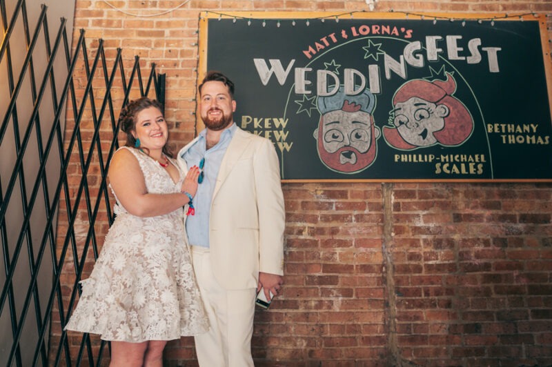 lorna and matt's weddingfest at thalia hall