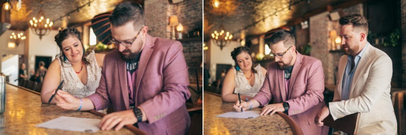 festival wedding at thalia hall