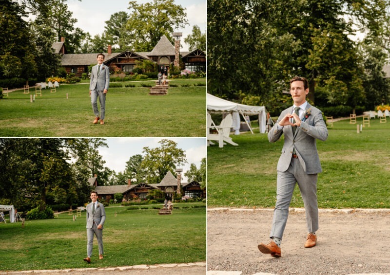 lakeside nuptials at stouts island lodge