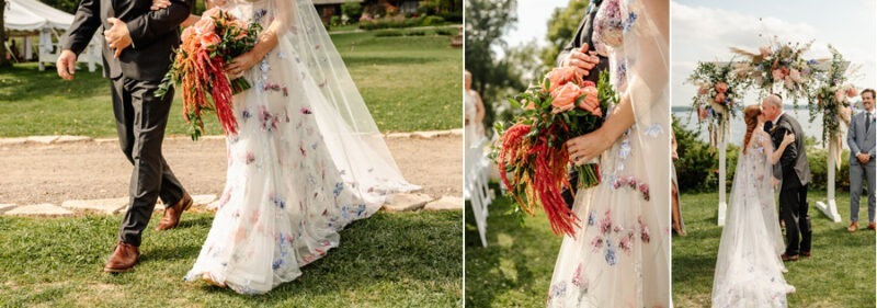 lakeside nuptials at stouts island lodge