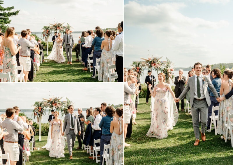 lakeside nuptials at stouts island lodge