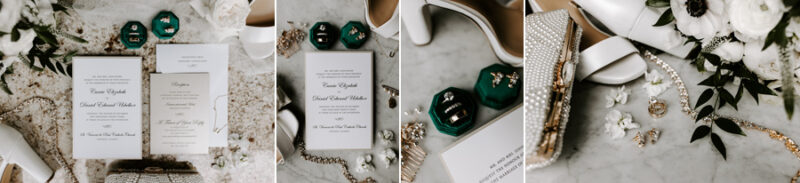 chic winter wedding at intercontinental chicago