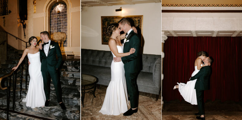 chic winter wedding at intercontinental chicago