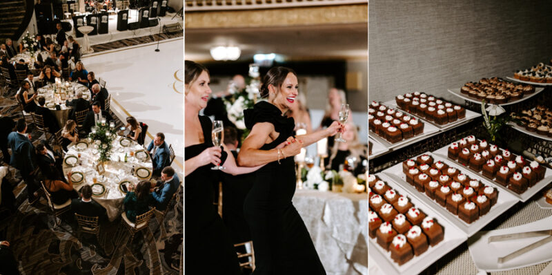 chic winter wedding at intercontinental chicago