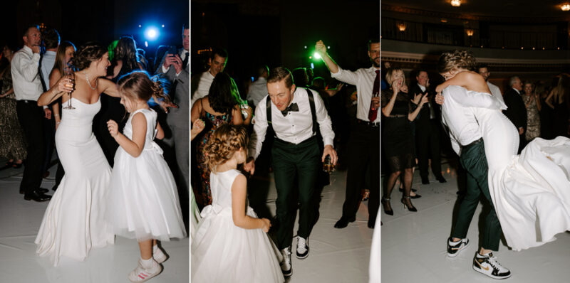 chic winter wedding at intercontinental chicago