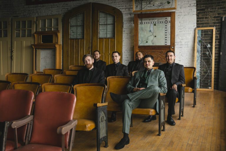 Salvage One Wedding Groomsmen photos